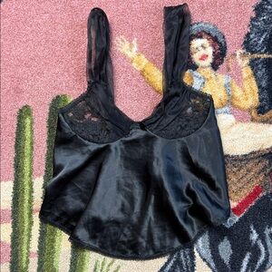 VINTAGE SATIN TANK SHEER